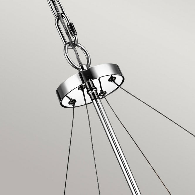 Piper 6 Light Chandelier/ Pendant Polished Chrome
