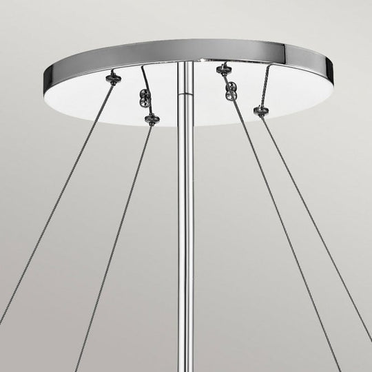 Piper 6 Light Oval Chandelier/ Pendant Polished Chrome