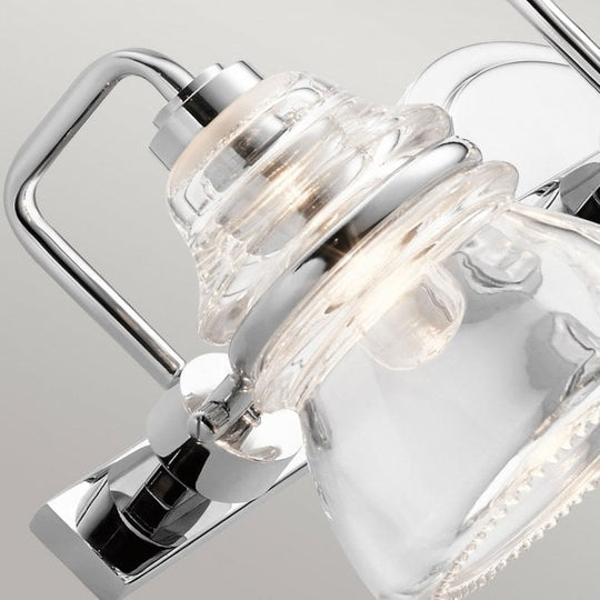 Talland 3 Light Wall Light Polished Chrome
