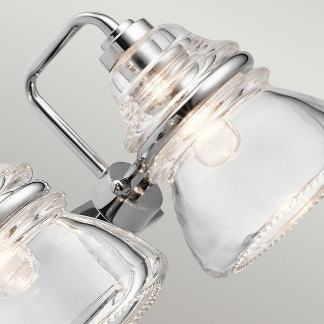 Talland 3 Light Wall Light Polished Chrome