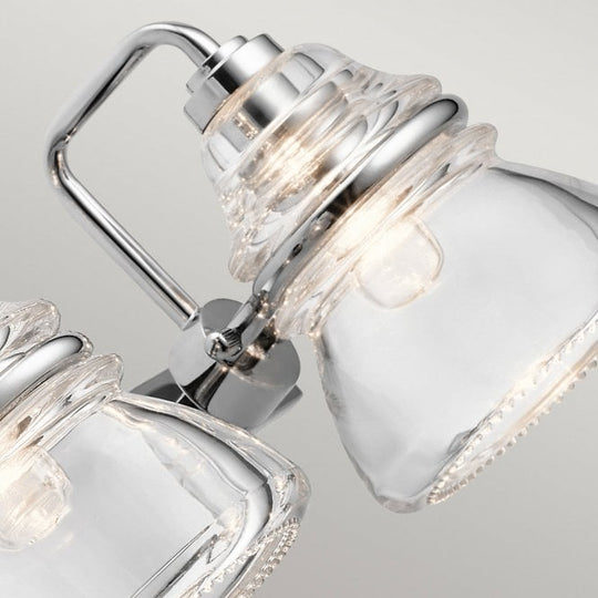 Talland 3 Light Wall Light Polished Chrome
