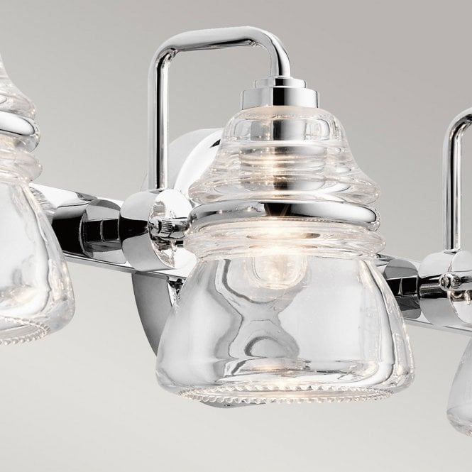 Talland 4 Light Wall Light Polished Chrome
