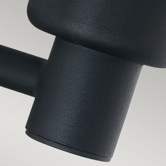 Larvik 1 Light Wall Light Black