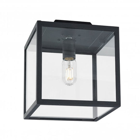 Lofoten Flush Ceiling Light - Cube     Black