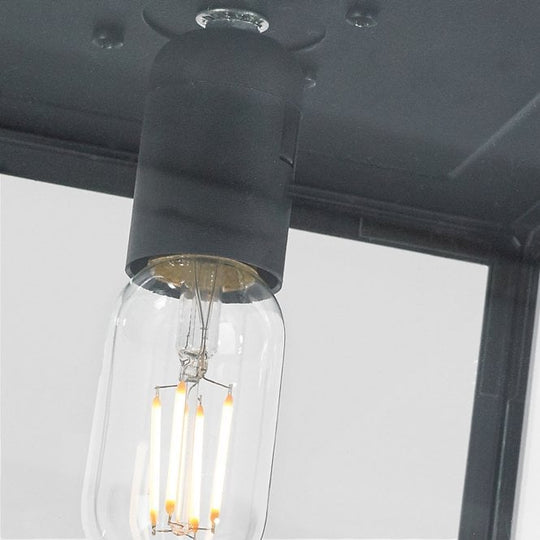 Lofoten Flush Ceiling Light - Cube     Black