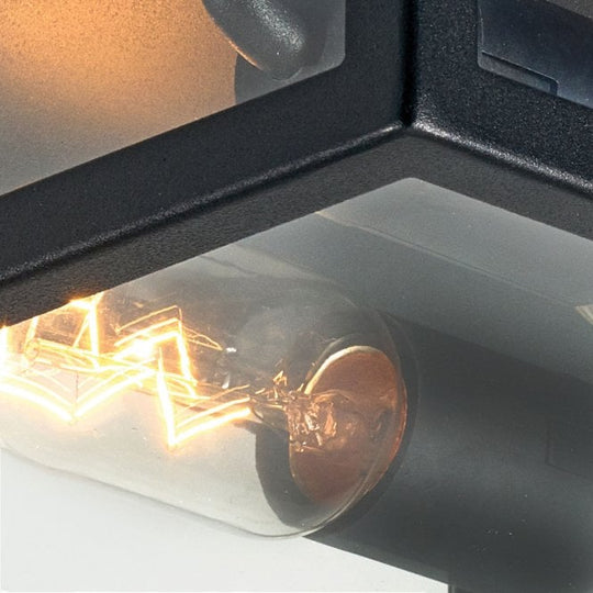 Lofoten Flush Ceiling Light - Flat     Black