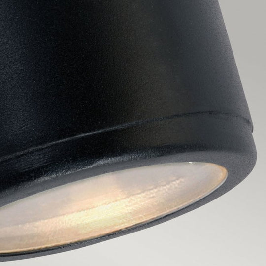 Mandal 2 Light Up/Down Wall Light Black