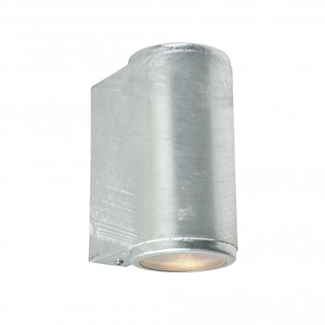 Mandal 2 Light Up/Down Wall Light Galvanized