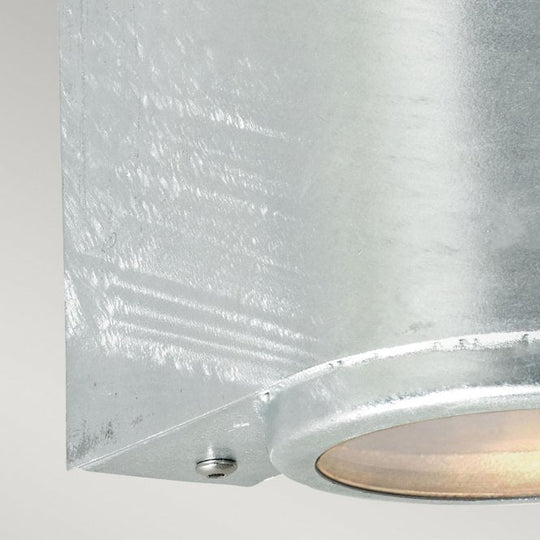 Mandal 2 Light Up/Down Wall Light Galvanized