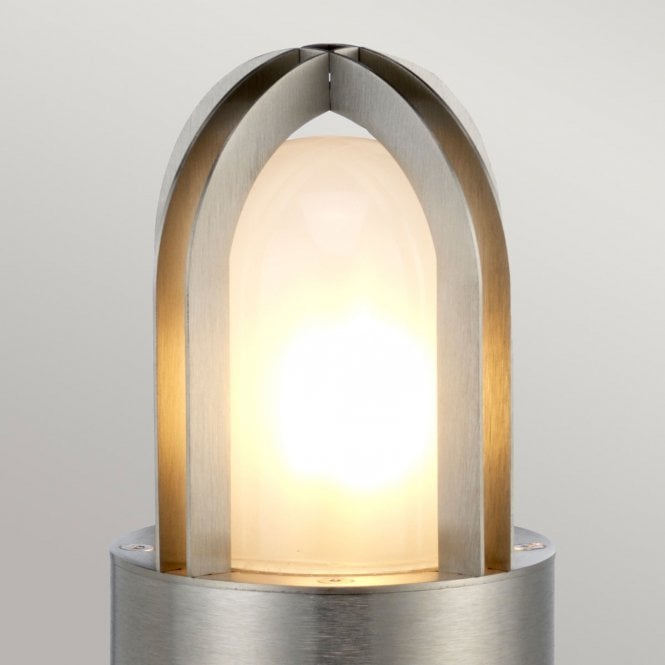 Paignton 1 Light Bollard  Stainless Steel (Silver)