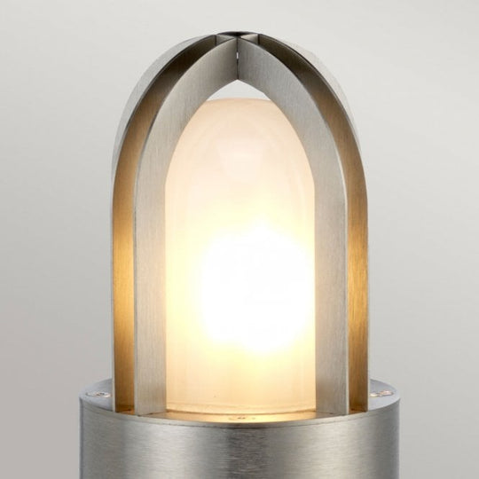 Paignton 1 Light Bollard  Stainless Steel (Silver)