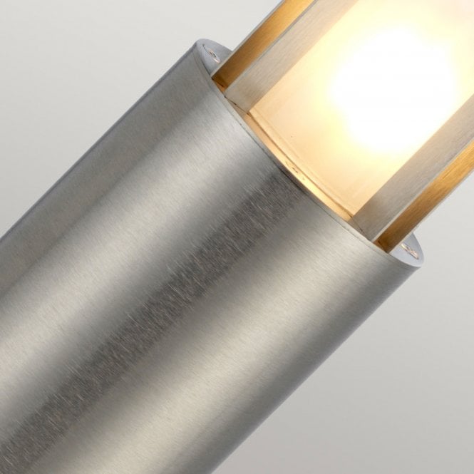 Paignton 1 Light Bollard  Stainless Steel (Silver)
