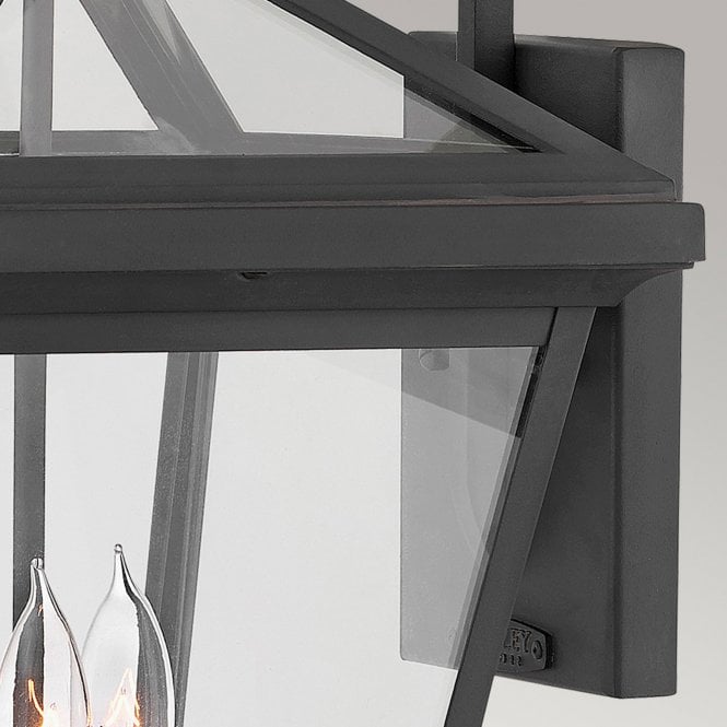 Alford Place 3 Light Large Wall Lantern Museum Black