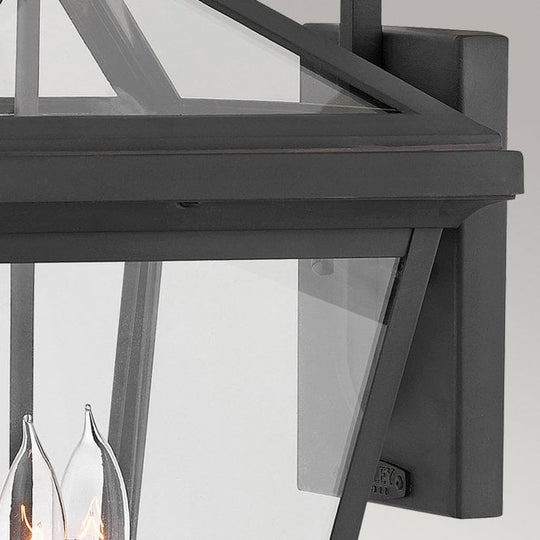 Alford Place 3 Light Large Wall Lantern Museum Black