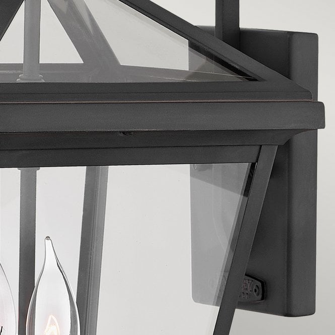 Alford Place 2 Light Medium Wall Lantern Museum Black