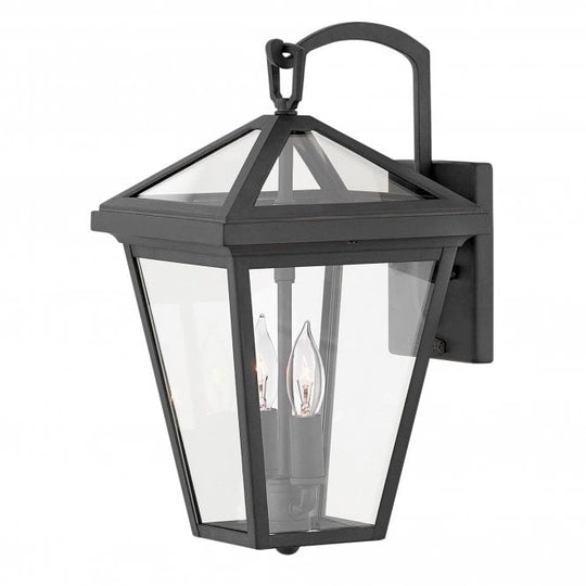 Alford Place 2 Light Small Wall Lantern Museum Black