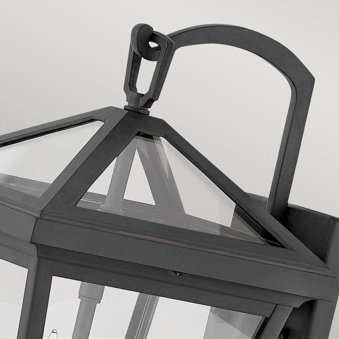 Alford Place 2 Light Small Wall Lantern Museum Black