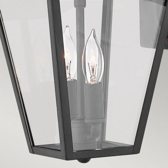 Alford Place 2 Light Small Wall Lantern Museum Black