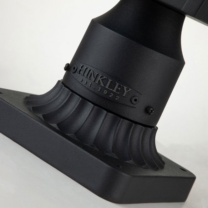 Alford Place 2 Light Pedestal Lantern  Museum Black