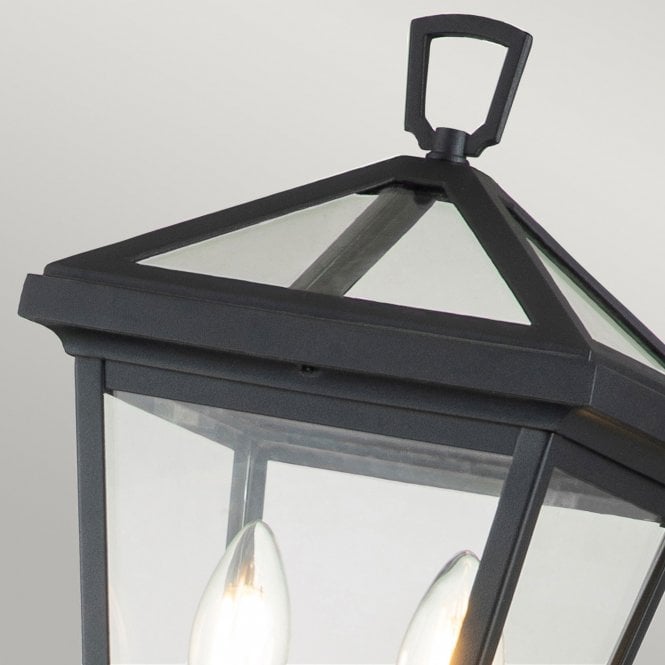 Alford Place 2 Light Pillar Lantern  Museum Black