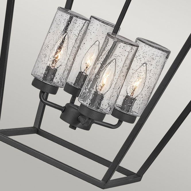 Alford Place 4 Light Outdoor Pendant  Museum Black