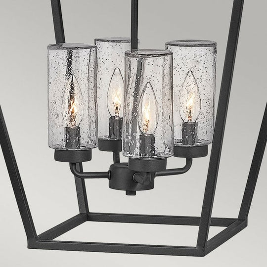 Alford Place 4 Light Outdoor Pendant  Museum Black
