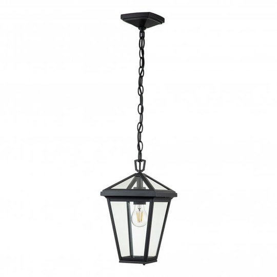 Alford Place 1 Light Small Chain Lantern Museum Black