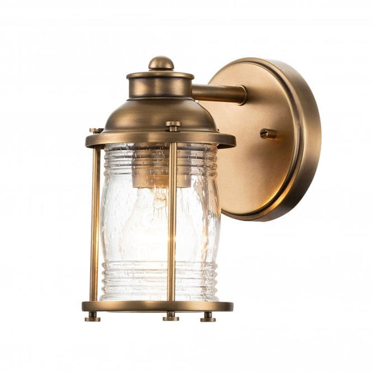 Ashland Bay 1 Light Wall Light  Natural Brass