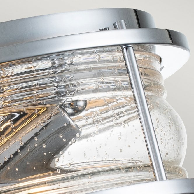 Ashland Bay 2 Light Flush Mount  Polished Chrome