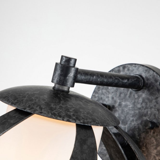 Blacksmith 1 Light Wall Light  Old Black