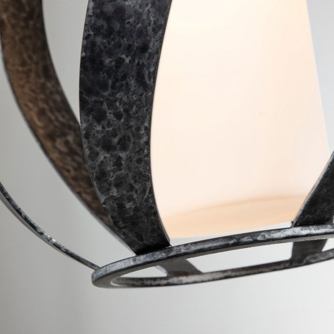 Blacksmith 1 Light Wall Light  Old Black