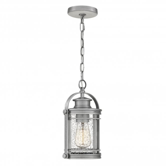 Booker 1 Light Small Chain Lantern  Industrial Aluminium