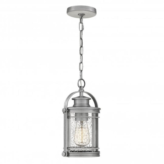 Booker 1 Light Small Chain Lantern  Industrial Aluminium