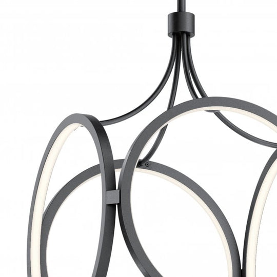 Ciri LED Pendant   Matte Black