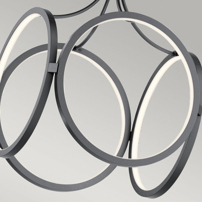 Ciri LED Pendant   Matte Black