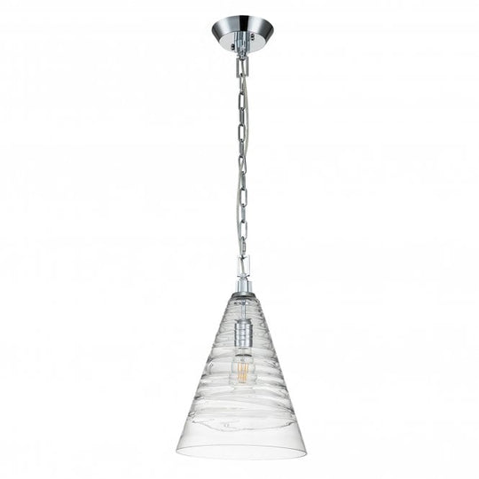Elmore 1 Light Pendant   Polished Chrome