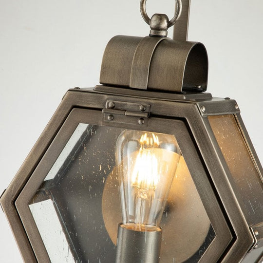 Heath 1 Light Small Wall Lantern  Burnished Bronze