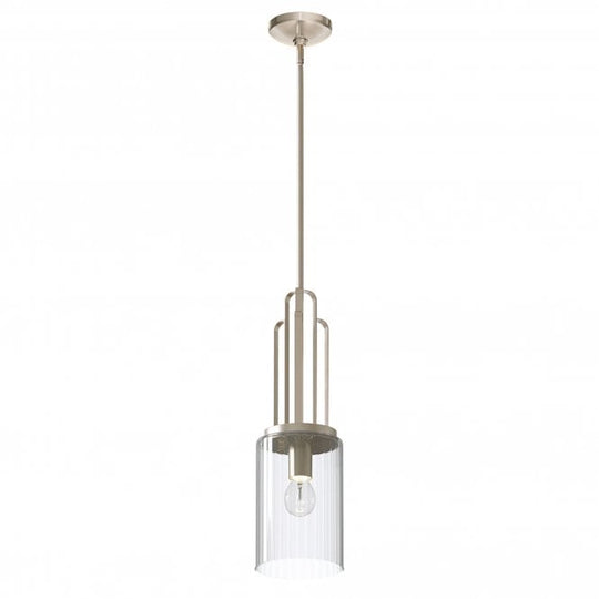 Kimrose 1 Light Mini Pendant  Polished Chrome / Nickel