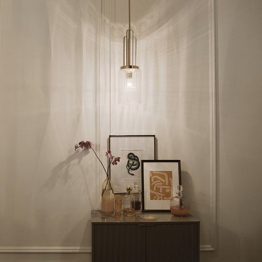 Kimrose 1 Light Mini Pendant  Polished Chrome / Nickel
