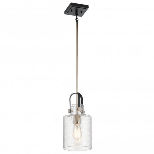 Kitner 1 Light Pendant   Polished Chrome / Nickel