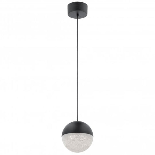 Moonlit LED Mini Pendant   Matte Black