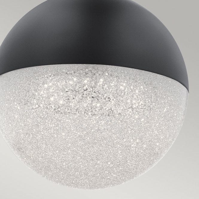 Moonlit LED Mini Pendant   Matte Black
