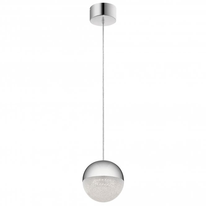 Moonlit LED Mini Pendant   Polished Chrome