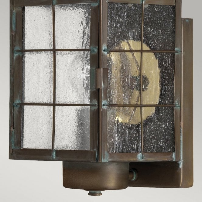 Nantucket 1 Light Medium Wall Lantern  Antique Brass