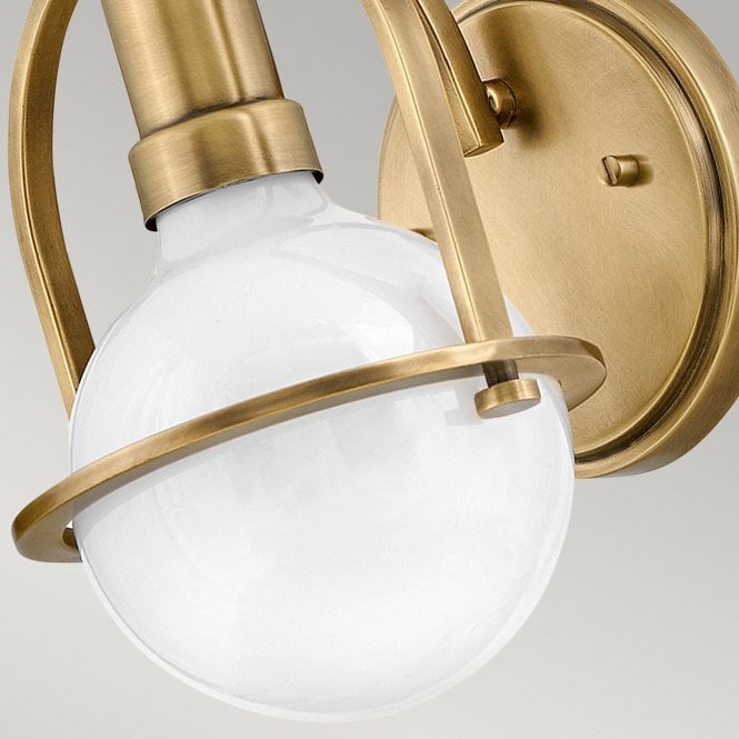 Somerset 1 Light Wall Light  Heritage Brass