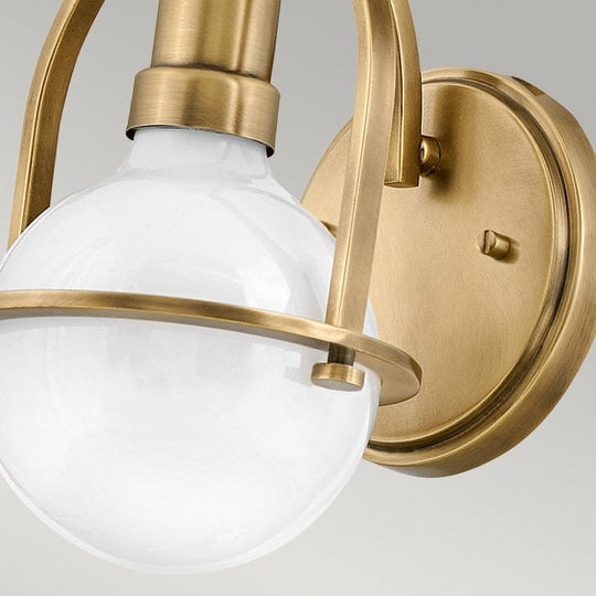 Somerset 1 Light Wall Light  Heritage Brass