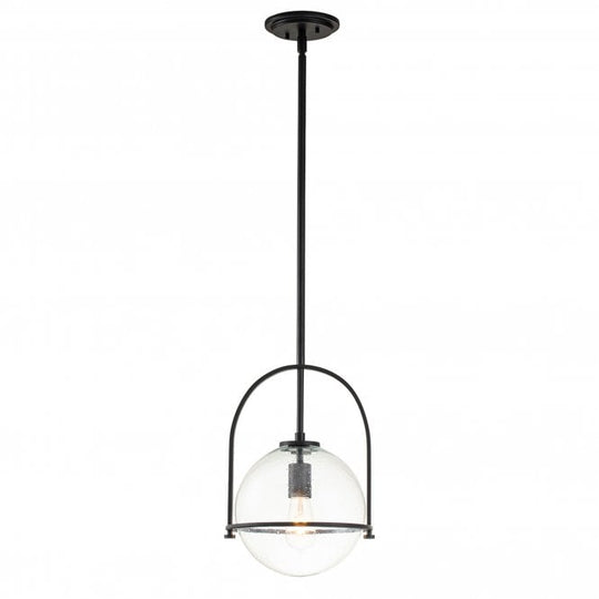 Somerset 1 Light Medium Pendant  Black