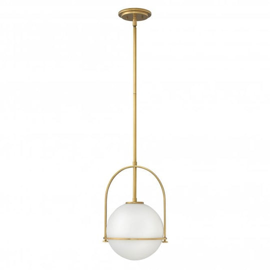 Somerset 1 Light Medium Pendant  Heritage Brass