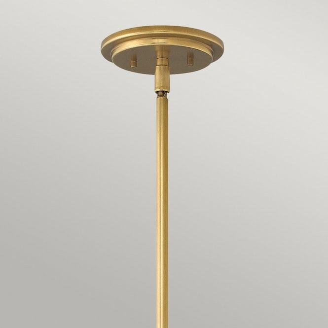 Somerset 1 Light Medium Pendant  Heritage Brass