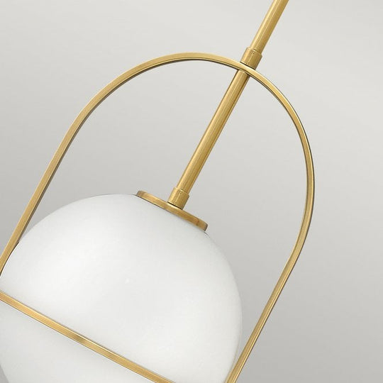 Somerset 1 Light Medium Pendant  Heritage Brass